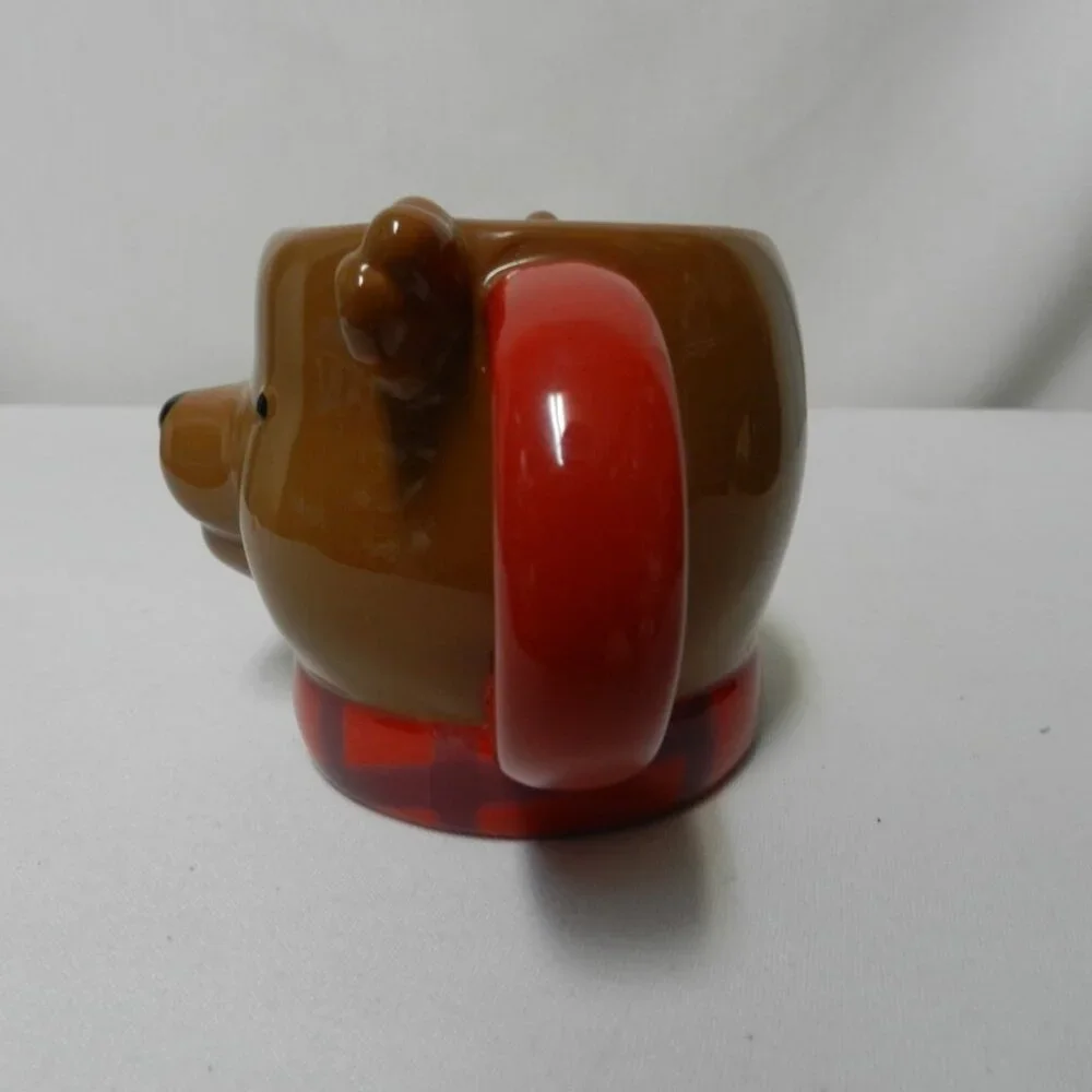 Wonderland Target Christmas Holidays Teddy Bear Mug Cup 3D micro safe NEW NWT